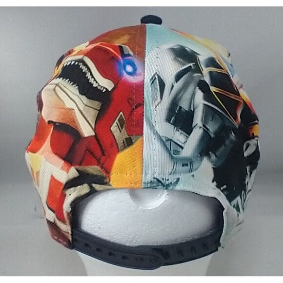 Power Rangers Megazord adjustable Hat 2018 Bioworld All Over Print - Picture 4 of 15